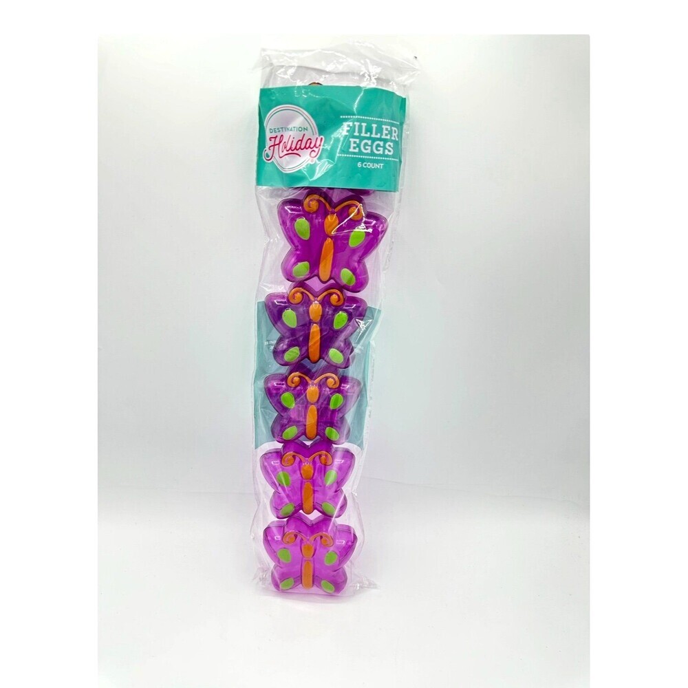 Destination Holiday Butterfly Filler Eggs 6 Count‎
